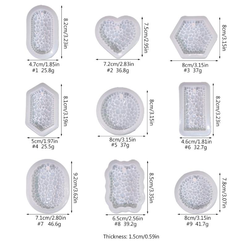 Epoxidic Forme Variate Diamante Listare Matriță Silicon Artizanat Handmade Consumabile pentru Fabricare Bijuterii DIY Mulduri pentru Decorațiuni Interioare