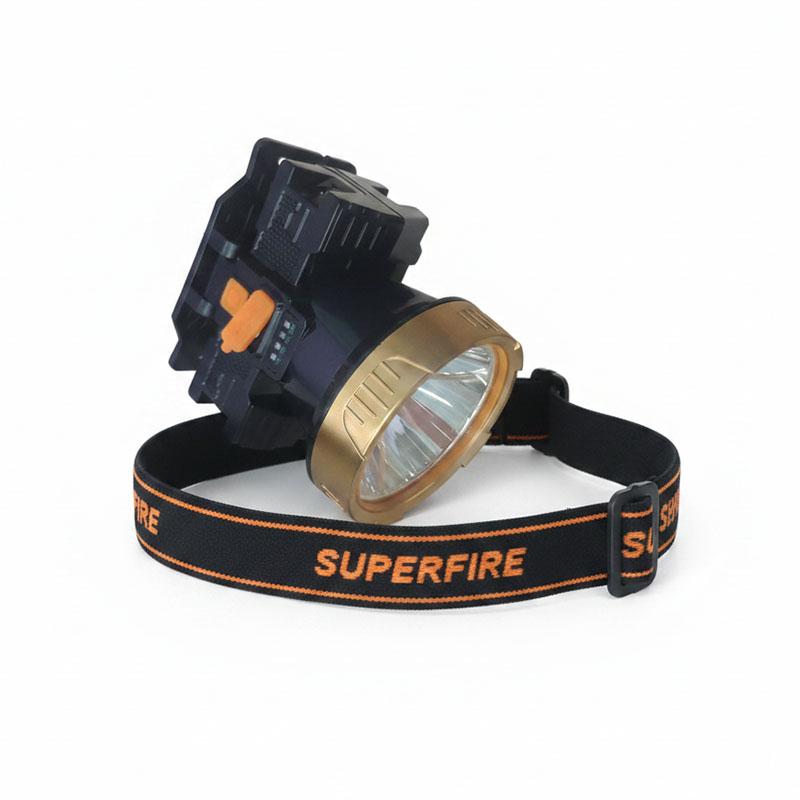 Ultra-Bright Rechargeable LED Headlamp for Outdoor Fishing & Night Work Use