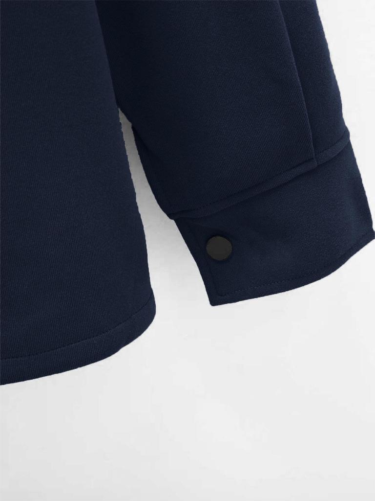 2025 Herbst/Winter Schlank geschnittene Herren-Reversjacke - Einreihig, Einfarbig, Doppeltasche, Lässiger Europäischer/Amerikanischer Stil