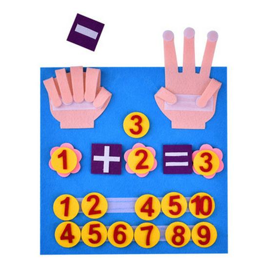 Felt Facial Expression Stickers for Kids - Non-woven Fabric Teaching Aids for Kindergarten