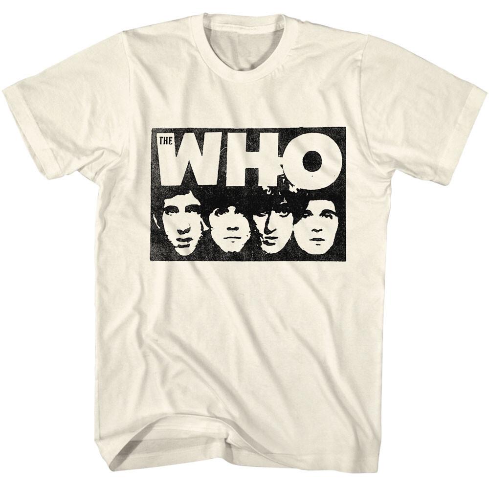 Фото-стикер с концерта The Who Мужская футболка Рок-группа Музыкальные товары Унисекс Футболка S