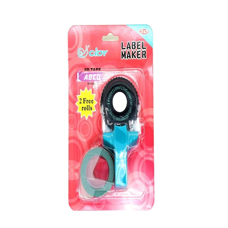 C101 Mini DIY Manuală Bandă pentru mașină de scris cu majuscule Disk pentru etichetare în relief
