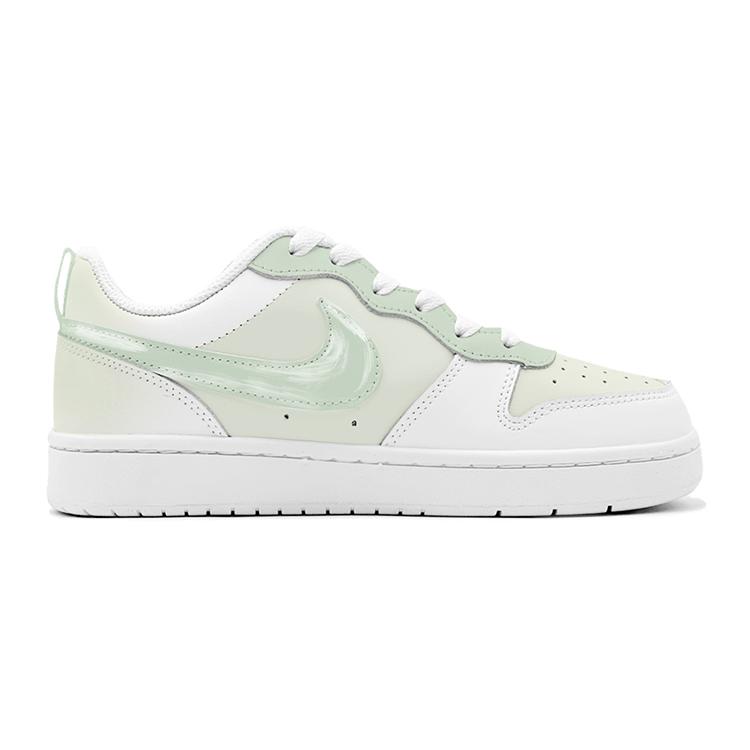 Nike Court Borough Spring Renewal, Outing Season, Spring Star Low Top Skateboard Shoes Women's Green White BQ5448-100(TeamS2-S-BOX)