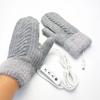 Unisex Heated Gloves, Double-Layer -Lined Winter Cycling Gloves with 3 Temperature Settings