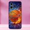 Basketball Sport Phone Case For TCL NxtPaper 70 Pro 5G Painted TPU Black Back Cover Soft Silicone Funda Screen Protector Film