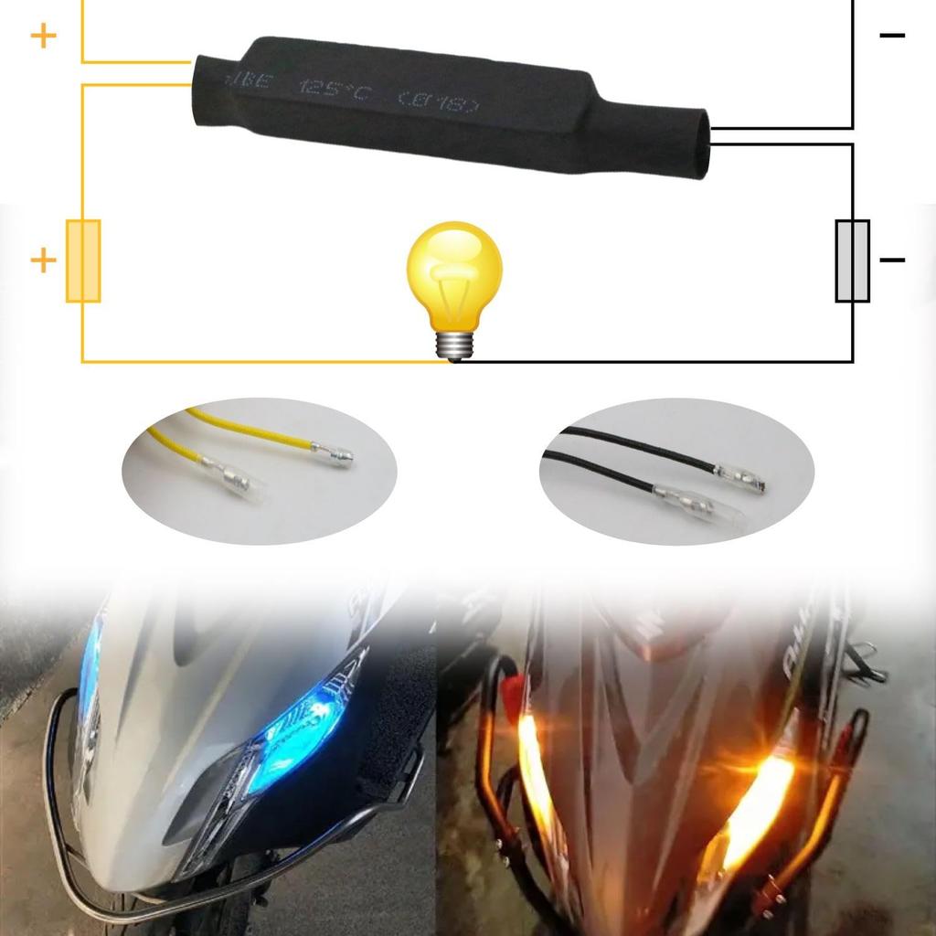 Motorcycle Motorcycle LED Turn Signal Resistor Anti-Hifra Resistance