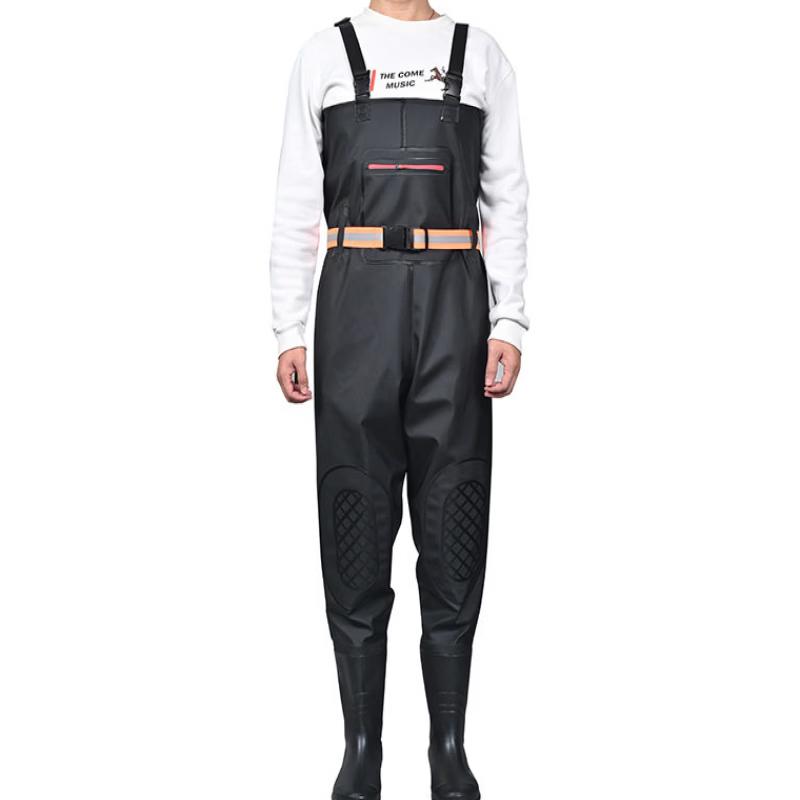 Jun Ding Camp Thickened Frosted Black Fishing Waders