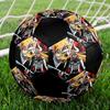 Soccer Ball Colorful Machine Stitched PVC Size 5 Team Training Competition Ready Durable High-Bounce Cool Sports Gift