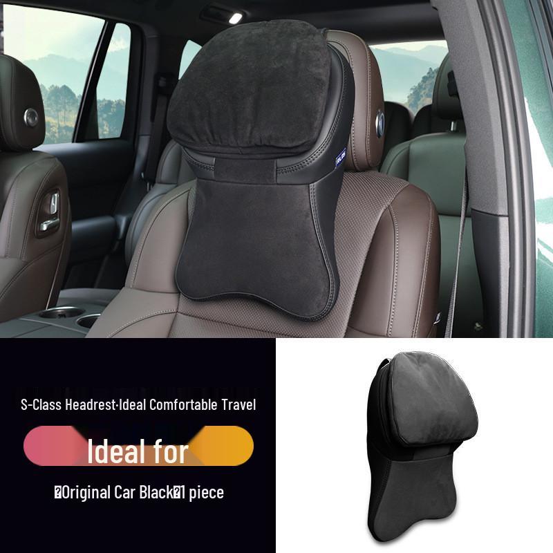 D2FRLOS Aviation-Grade Memory Foam Car Seat Neck Support Pillow
