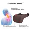 Car Headrest  Pillow  Memory Foam Padding  Flower Pillow PU Leather Car Neck Rest Seat Headrest Cushion Car Interior Accessories