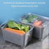 Large Capacity Refrigerator Food Crisper Vegetable Fruit Storage Box for Kitchen Draining Basket Food Seal Boxes Food Storage