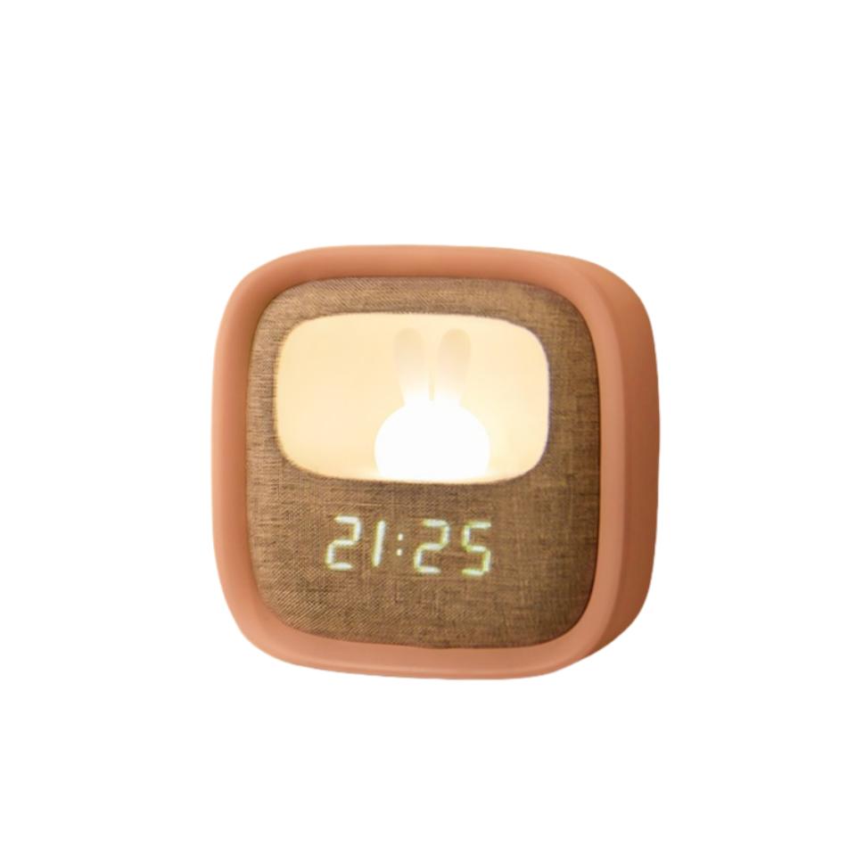 

Прикроватная лампа Philips Shy Bunny, будильник, ночник розовый