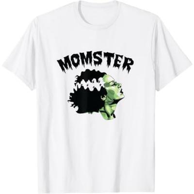 Momster Frankenstein T-shirt voor moeders T-shirt CBQ Heren Dames Tanktop Sweatshirt Hoodie Lange mouw Wit