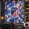 Wall Hanging Tapestry Atletico Madrid Print Cloth for Living Room Bedroom Home Decor