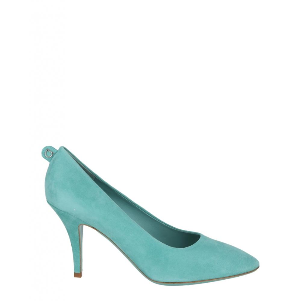 

Замшевые туфли Salvatore Ferragamo Judy синий