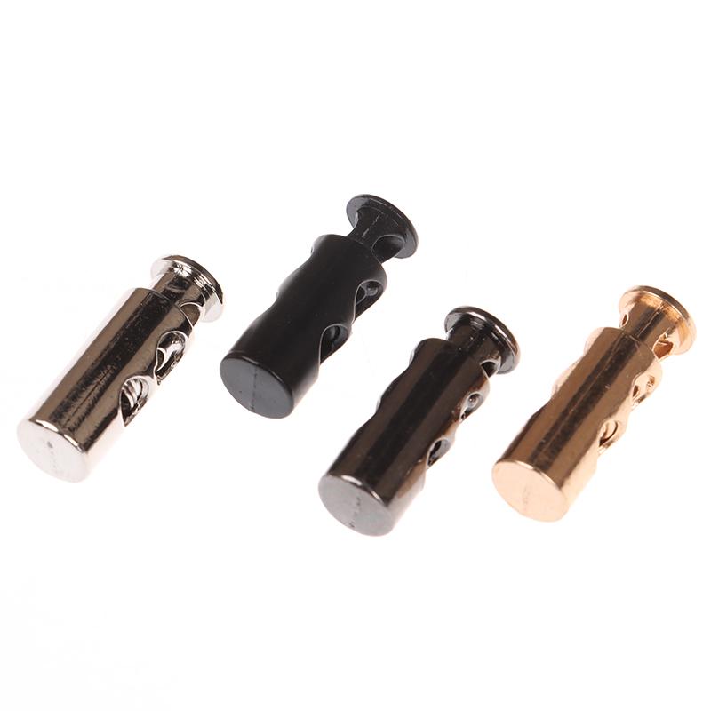 10Pcs Metal Stoppers Toggle Cord Locks Drawstring Lock Diy Apparel Accessories