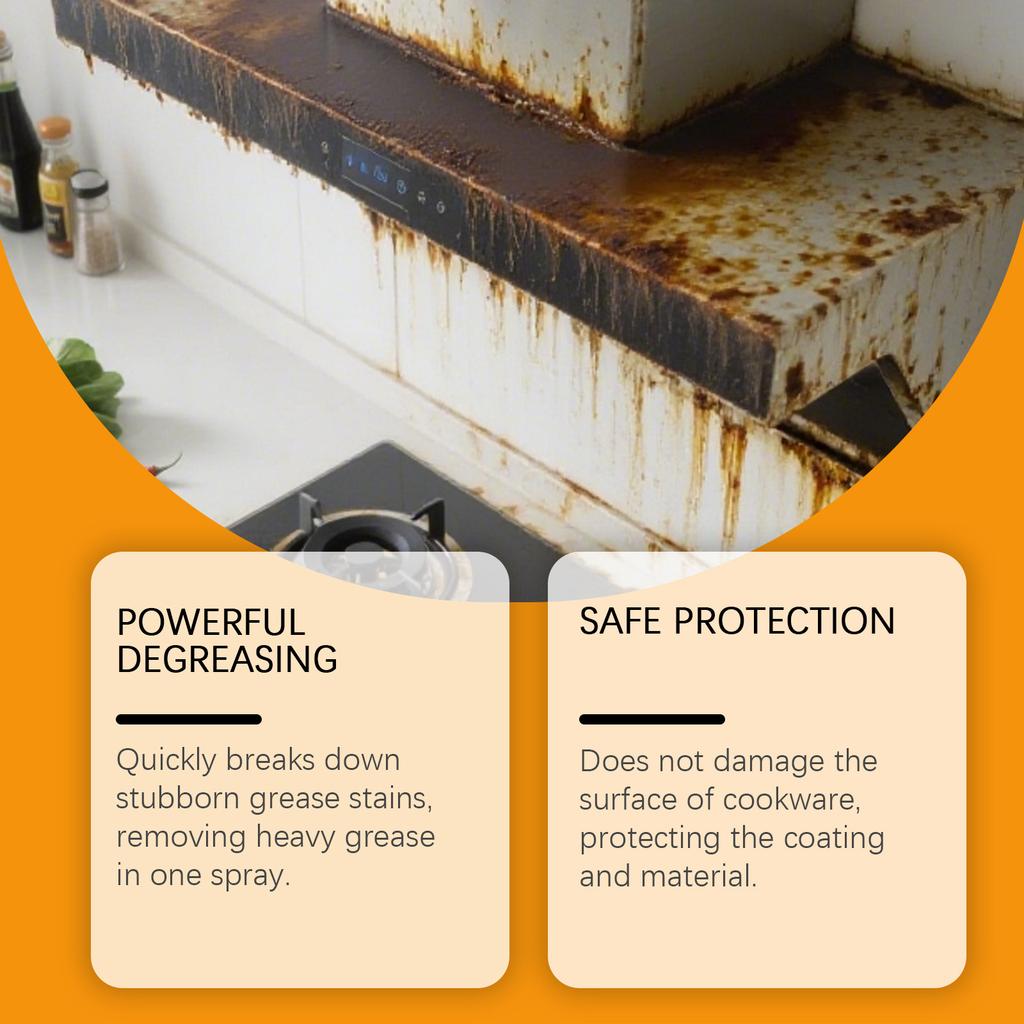 Kitchen Cleaner Strong Decontamination Spray Is Suitable For Kitchen And Living Room Conditioners 237ml