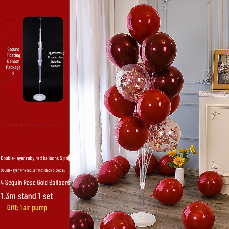 Wedding Balloons: Romantic Aisle Stand & Table Decoration Set