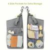Maliton Changing Table Diaper Organizer - Baby Hanging Diaper Stacker Nursery Caddy Organizer for Cribs Playard Baby Essentials Storage - Hold 52+