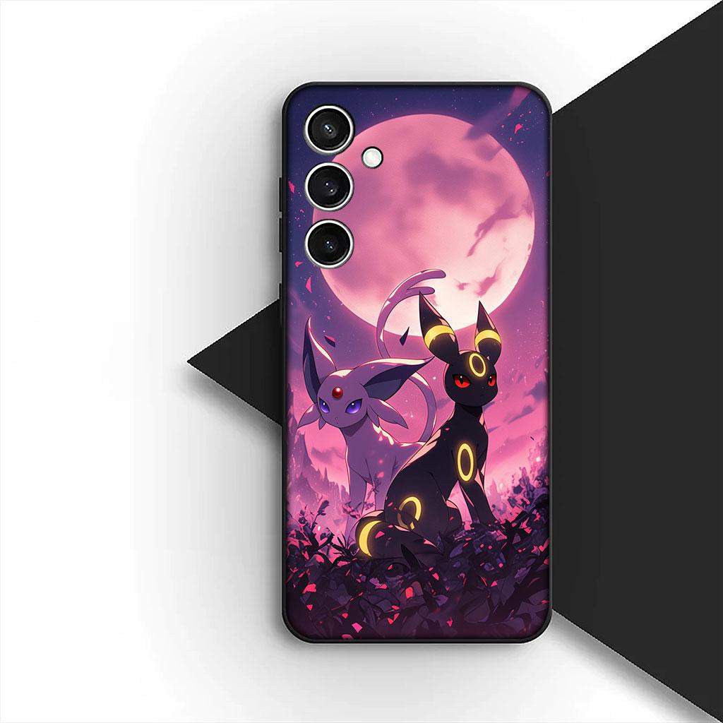 

Cover Espeons P-Pokemons Umbreons P-Pikachus Phone Case for Samsung Galaxy S22 S21 S20 FE Ultra Plus A07 A17 A15 A16 A25 A57 A37 Samsung S20 FE