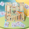Magnetic Sorting Games Montessori Puzzle Toys Maze Board Learning Color Counting Number Classification Wooden Educational Toys