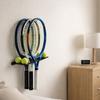Large Capacity Tennis Racket Storage Rack Space Saving Tennis Racket Display Rack  School