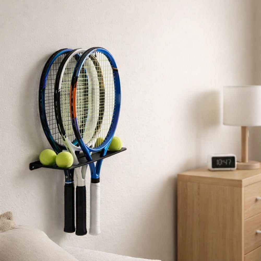 Large Capacity Tennis Racket Storage Rack Space Saving Tennis Racket Display Rack School