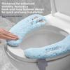 1/2PCS.Cute Cartoon Thickened Adhesive Toilet Seat Cover, Warm & Skin-Friendly,Universal for Bathroom,Waterproof&Easy to Install