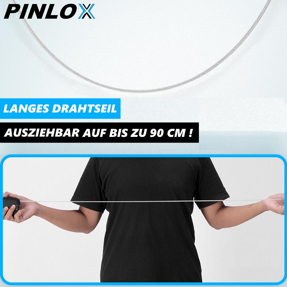 PINLOX Zamek kablowy zamek szyfrowy zamek linkowy rower rower koło skuter zamek lekki