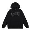 883 Amiri Sun God Print Spring and Autumn Loose Plus Size Thin High-quality Cotton Hooded Couple Hoodie