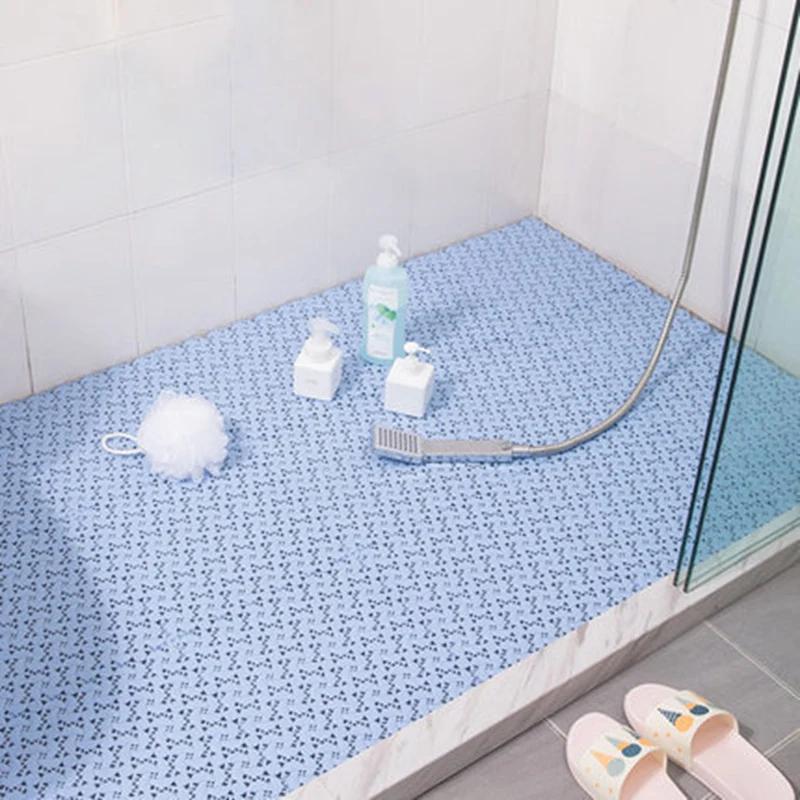 

Коврик для ванной 300X300мм Нескользящий стыковочный коврик для ванной комнаты Мягкий пластиковый комбинированный напольный коврик Дренажный коврик для ванной Многоцветный 1 шт. 30x30cm 1pc синий