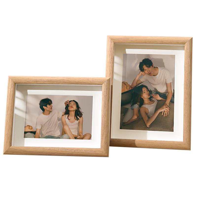 

6-дюймовая фоторамка под дерево с закаленным стеклом