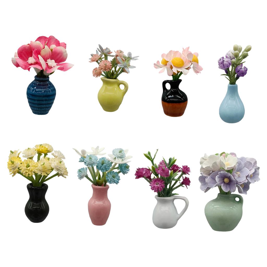 Vase Fridge Magnets Decorative Magnets Garage Door Magnets Stickers Flower Vase Refrigerator Magnets Home Decors