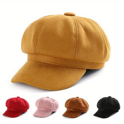 Womens Newsboy Cap Bakerboy Cabbie Gatsby Visor Beret Hat Tweed Girls Pageboy Caps for Womens