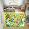 Heidi Alp Cartoon Area Rug Cute Washable Non-Slip Play Mat Cute Anime Floor Carpet for Kids Room Bedroom Living Room Decor