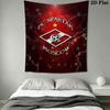 Spartak Moscow Dream Wall Hanging Printed Fabric Blanket Decorative Tapestries for Bedroom Living Room Home Decor