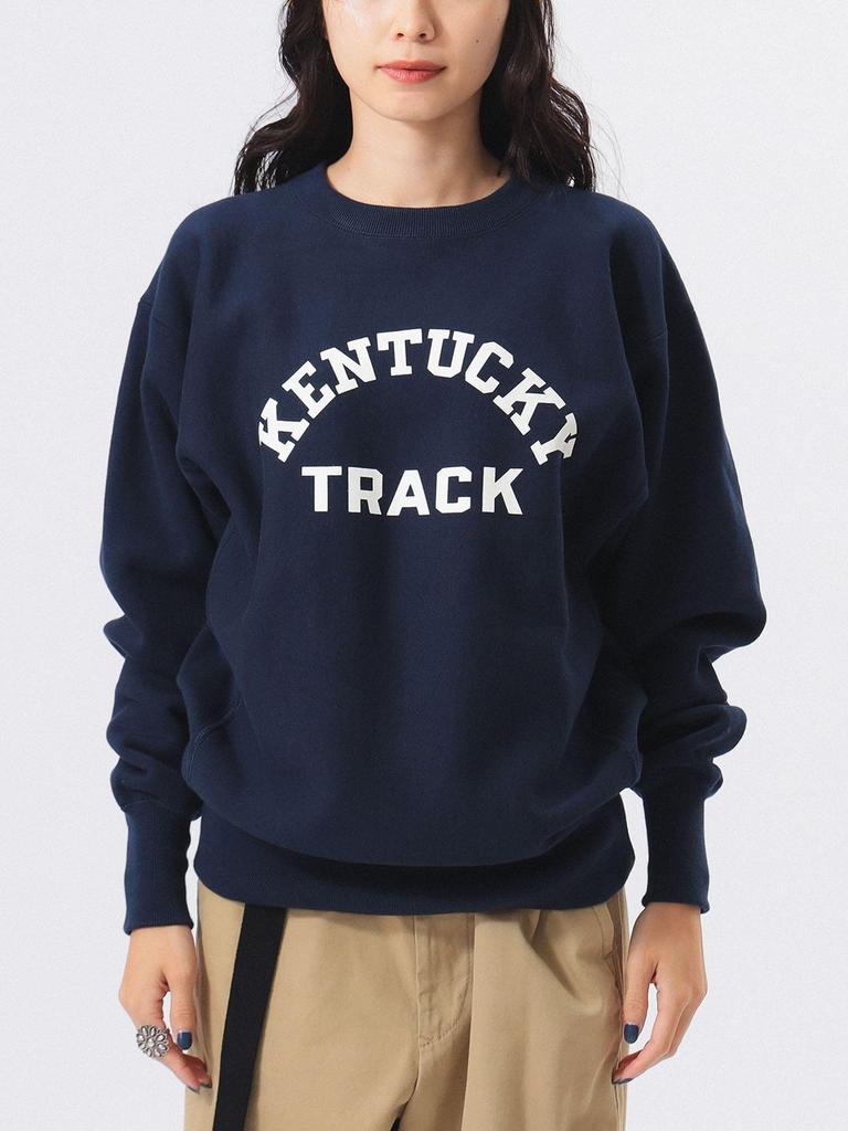 Beams Boy Champion Logo Reverse Weave(R) Crew Neck Sweatshirt, Women's, Navy, Size Small, 13130158411