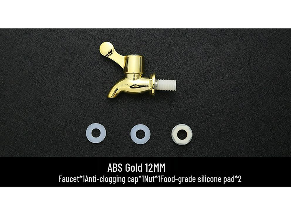 304 Edelstahl Infusionsbehälter Wasserhahn mit Keramikauslauf und Kupferventilschalter