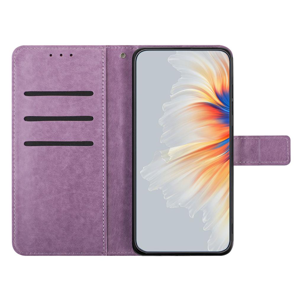 For Xiaomi 14T Pro Leather Case with Card Slots Mandala Pattern Phone Cover Stand