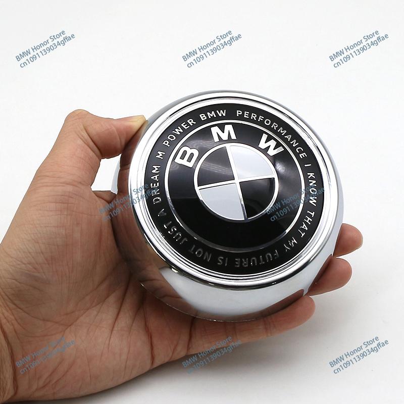 For BMW 1 W E82 For BMW Blue and White Logo X6 E71 F16 X3 F25 X5 E70 F15 X4 F26 1Pcs 3D ABS Chrome Black Rear Trunk Emblem Badge With Base