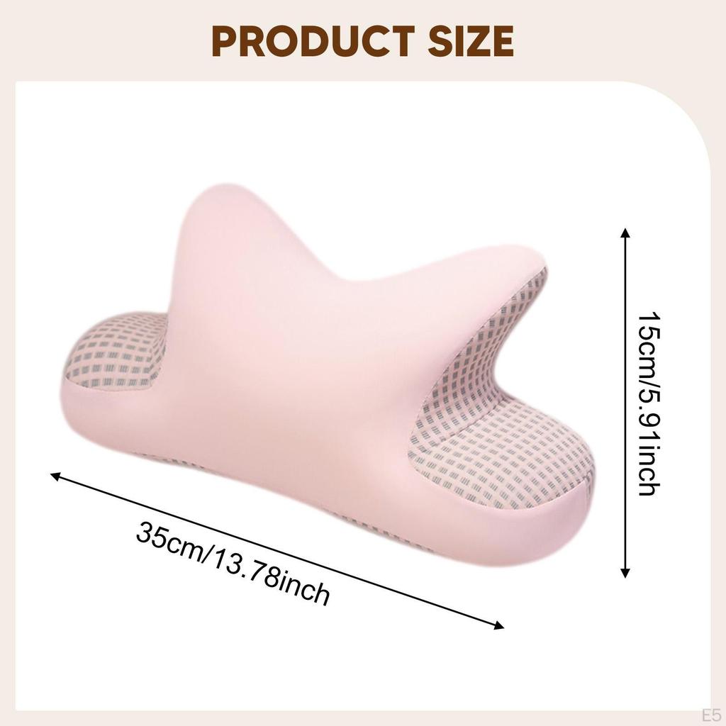 Pillow Adults Ergonomic Soft Multipurpose 35 Cmx15 Cm Lightweight Washable Cover Back Cushion