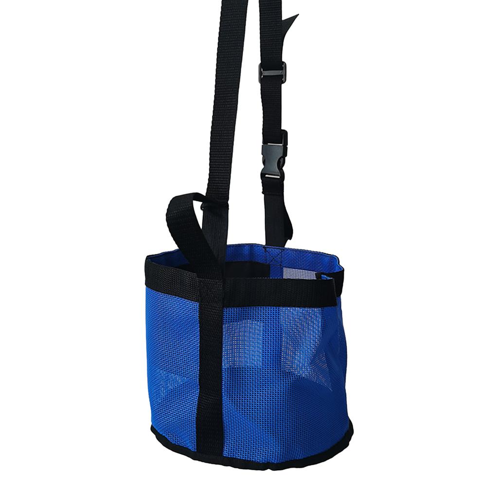 Horse Feed Bag Horse Feeding Bucket Hay Bag Hay Holder Bucket For Horse Trailer Horse Feeding Feeder Bag with Neck Strap