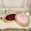 Vintage Velvet Jewelry Display Tray Ring Earrings Necklace Pendant Bracelet Storage Display Stand