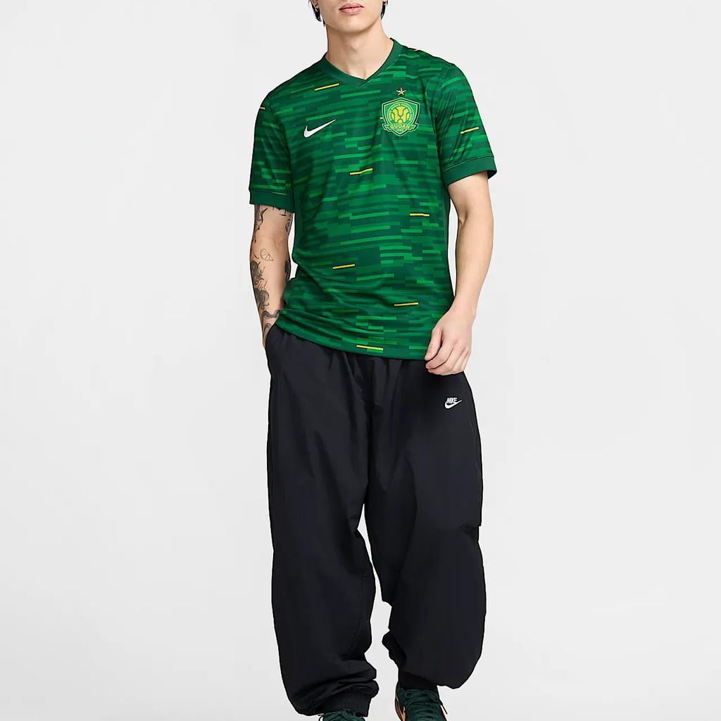 New Nike Dri Fit Soccer Jersey Men's Pine Green/Canyon Green/White HM6153-302