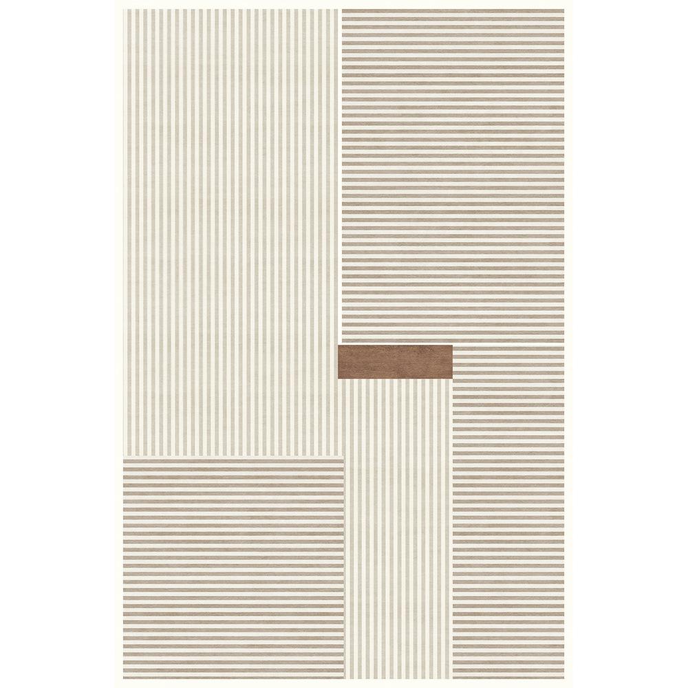 Modern Simple Cream Velvet Loop Carpet - Non-Slip Rug for Living Room, Porch, Bedroom, or Bedside