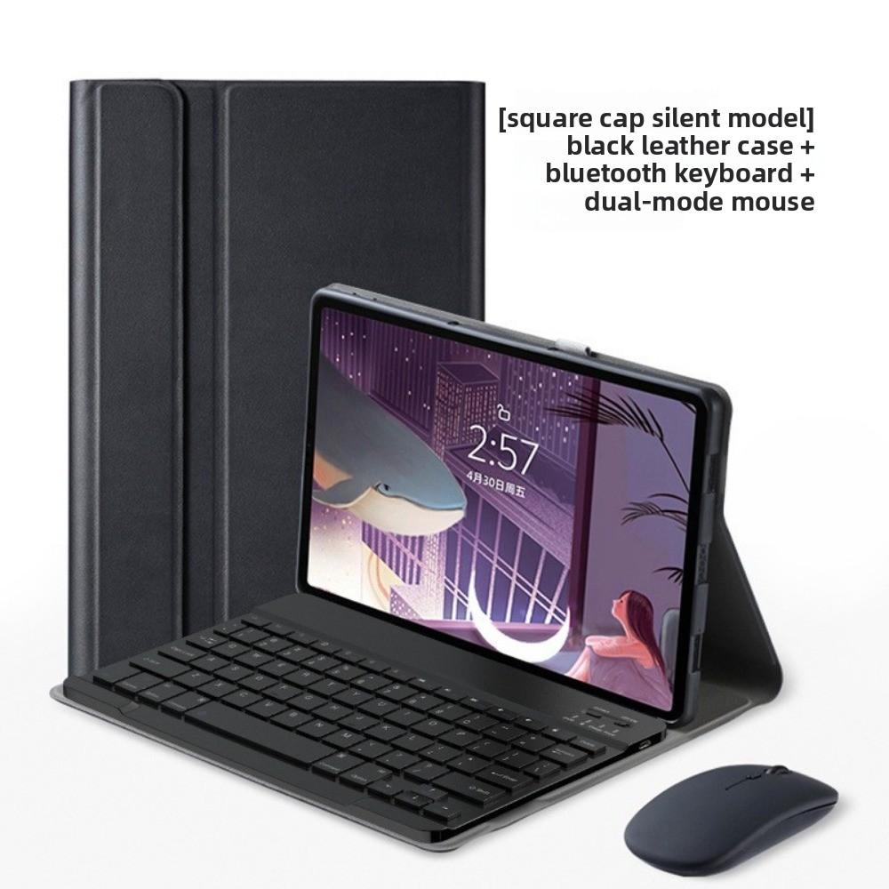 Leder-Tastaturhülle für iPad Pro 13 2024 mit Stifthalter Magnetische Bluetooth-Tastaturabdeckung für Air 6