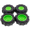 4 Pcs Remote Control Car Tire 138Mm 17Mm Wheel Hex Replacement For ARRMA Mojave TRAXS UDR FS Yikong