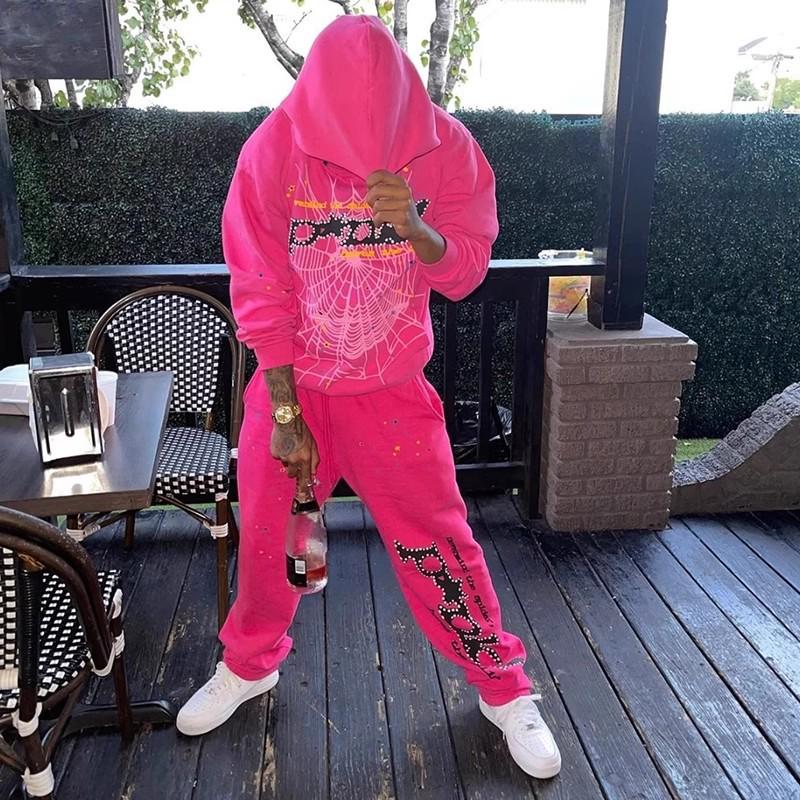 Young Thug Sp5der Pink Hoodie for Men & Women