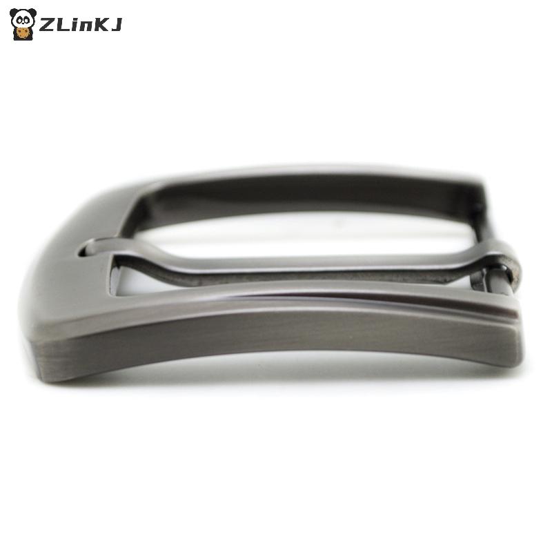 1PCS 35/40mm Zinc Alloy Men's Casual Belt Buckle End Bar Heel Bar Buckle Single Pin Half Buckle for Leather Craft Jeans Webbing