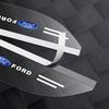 Cmdqjz1 For Ford Focus Kuga Transit Ghia Mustang 2Pcs Car Rearview Mirror Rain Eyebrow Cover Rainproof Side Shield Sticker Center Cover